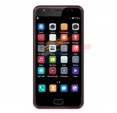 Orale X1 Smartphone, Android OS, 5.5 Inch HD Display, 2GB RAM, 16GB Storage, Quad Core Processor - Red